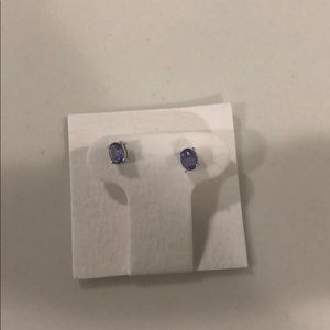 Blue fashion earrings